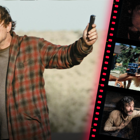 From left: Actor Leonardo DiCaprio in the 2025 film One Battle After Another; stills from the 1999 film Magnolia, the 1997 film Boogie Nights, and the 2007 film There Will Be Blood.