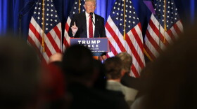 President Trump will be in Youngstown, Ohio, Tuesday night for what's being called a "Rally in the Valley." Pictured: Then-candidate Trump speaks in Youngstown in August 2016. (Gerald Herbert/AP)