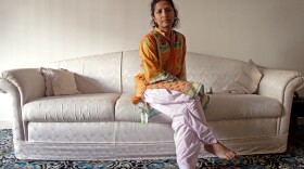Leena Khandwala, 44, at her family home in Karachi, Pakistan. After members of her religious community in the U.S. and Australia were arrested for performing female genital mutilation, she decided to go public about her childhood experience of being cut.
