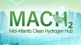 The logo for the Mid-Atlantic Clean Hydrogen Hub (MACH2).