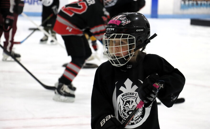 Mischa's Little Stars gives kids the chance to try hockey for the first time in Laconia, NH.