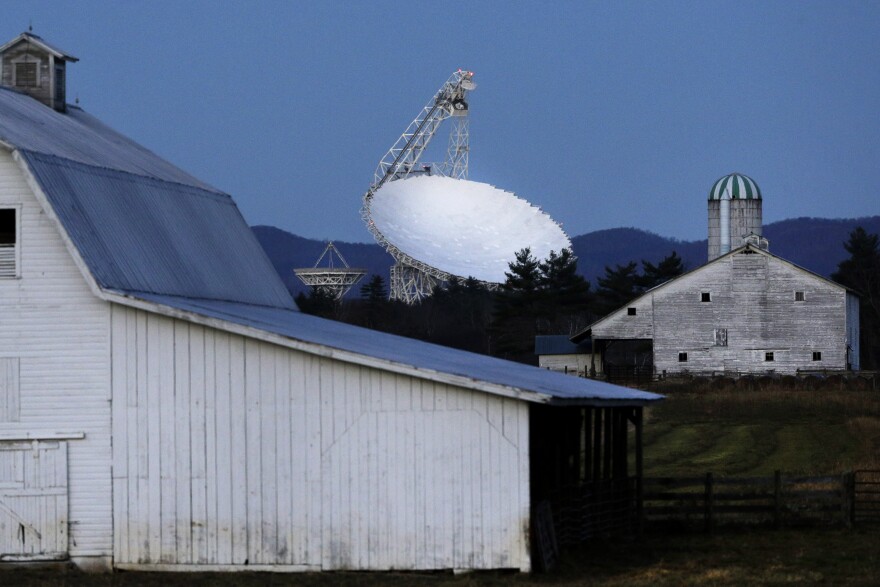 You won't be able to use a robot lawn mower within 55 miles of the Robert C. Byrd Green Bank Telescope in Green Bank, W.Va., if the National Radio Astronomy Observatory has its way.