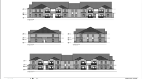 A rendering of the Oakwood Park complex.