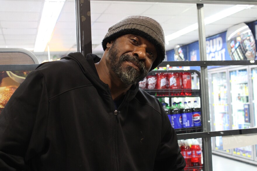 Tommy Hudson said of his experience being unhoused, "You meet some decent people out here and it's just a situational thing."