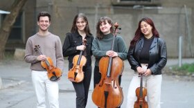 From left to right: Jérôme Chiasson, Celia Morin, Maya Enstad, Jeanel Liang