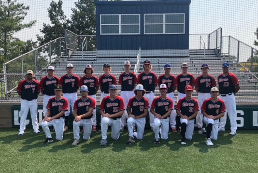 The Marion squad that captured the 2021 Colt World Series title.