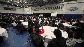 Over 1,000 young Black men attended the African American Male Achievement Conference at Grand Rapids Community College.