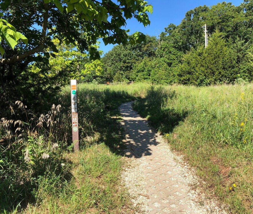 Artist Kirsten Taylor's temporary installation will be placed a short distance along the Orange Trail in Shawnee Mission Park.