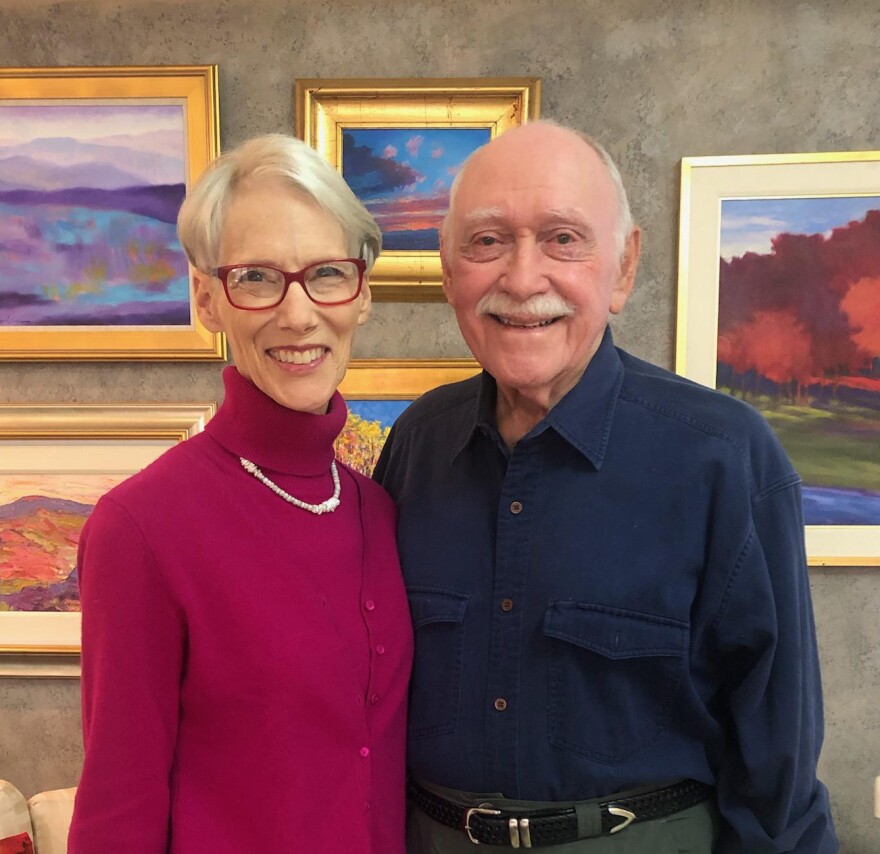 Lynn and Jerry Weber at home