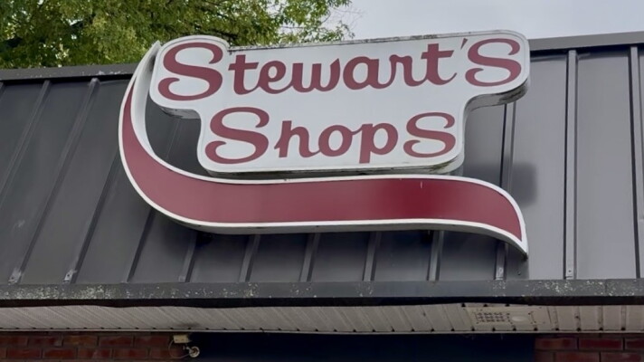 Stewarts Shop sign 