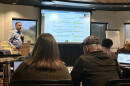 Dave Webb of Homerun Leadership leads a group of community leaders in accessing regional economic priorities at an Oct. 7, 2026, meeting in Grand Rapids.