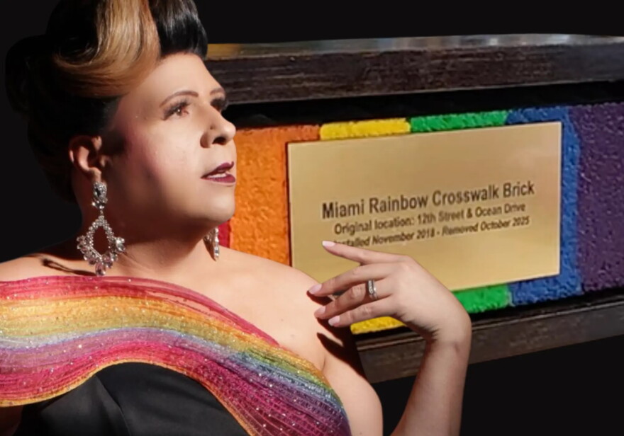 Drag queen Ms. Bouvèé made headlines this week with a unique fundraising strategy.