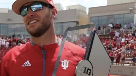 Indiana baseball coach Jeff Mercer.