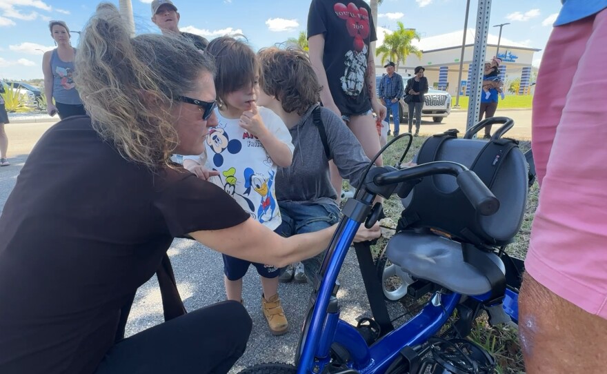 Robbie’s Riders, Grampy’s Charities and Sanibel Captiva Community Bank presented custom-made, adaptive bicycles and tricycles to local special needs children. Eight adaptive tricycles, worth nearly $3,000 each, were given out on Friday, March 20, 2026.
