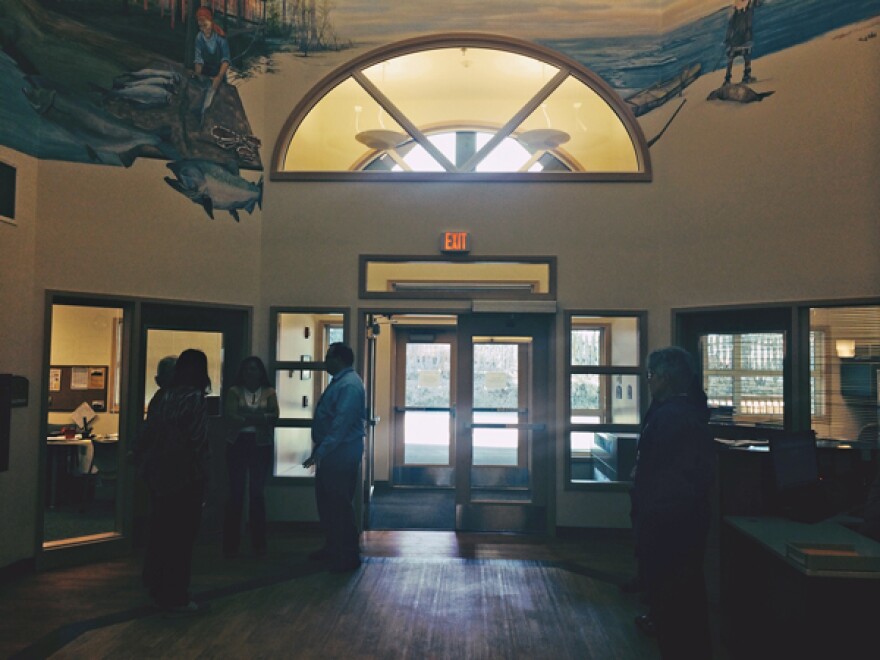 The entryway at the Elders Home in Bethel. (Photo by Daysha Eaton, KYUK - Bethel)