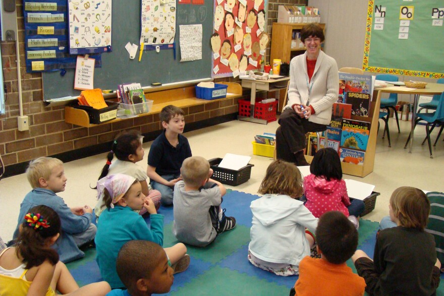 students in a Chapel Hill elementary school.