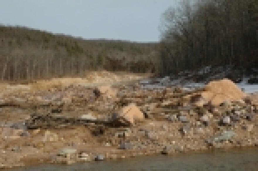 Johnson's Shut-Ins Park after reservoir breach.