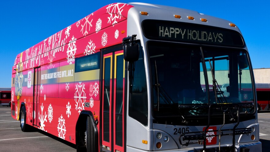 The JTA's Holiday Bus is running until Jan. 2