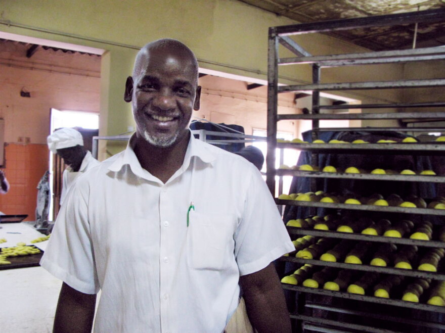 Victor Miguel, the manager of Padaria Allianca bakery, says he's worried about how the public  will react when he has to raise his bread prices.