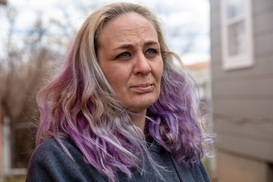 Gaught didn't realize she could lose her mobile home so quickly. Legal aid attorneys in the state say it can take a year to foreclose on a regular homeowner who falls behind on their mortgage. But if you fall behind on 'lot rent' for the land under your home in a mobile home park, they say you can be evicted and lose your home in just a couple of months. (Louise Johns for NPR)