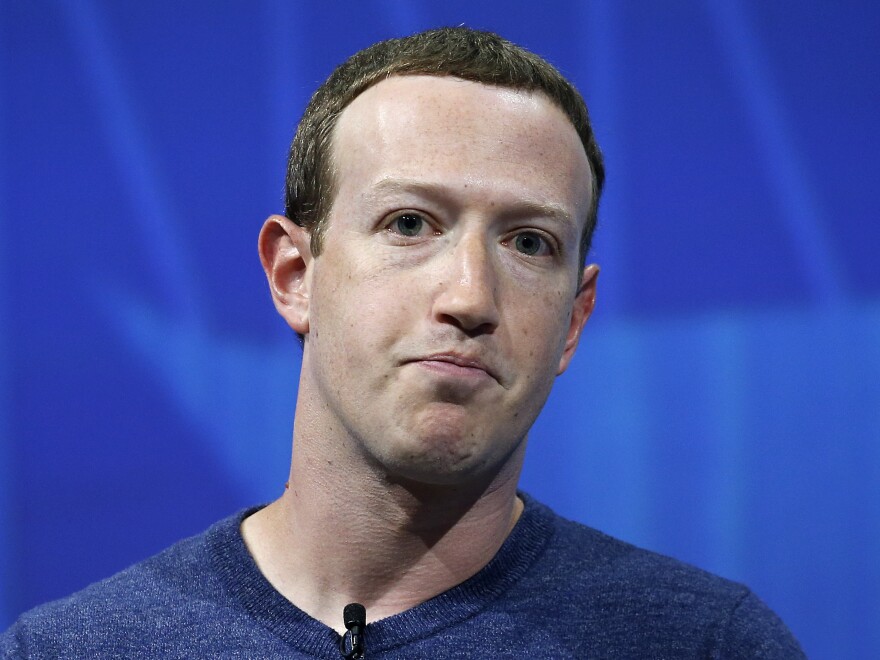 Facebook's founder and CEO Mark Zuckerberg.