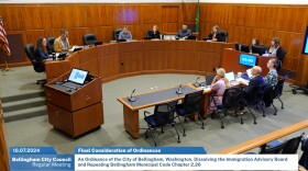 A screenshot of the Bellingham City Council meeting.