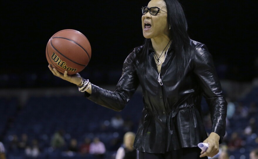 South Carolina head coach Dawn Staley.