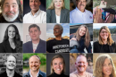 From left to right, Charles Baer, Jamie Collins, Amy Sabbadini, Tony DeBone, Gary Campbell, Brooke West, Samuel Facey, Ron Boozell, Amanda Page, Morgan Schmidt, Chet Wamboldt, Rick Russell, Lauren Connally, Rob Imhoff and Jennifer Letz. Photos courtesy of the candidates' campaign.