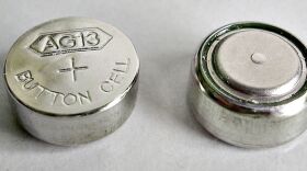 Physicians say button batteries are a potential hazard for small kids.