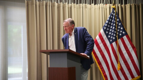 "It's always great to be back in Yuma, and Yuma, you set the stage for everything and you're setting it again with SB — you know, small business," said U.S. Rep. Paul Gosar. "... It's exciting times for Arizona because we're leading the way. And like I said, California, move out of the way because here comes Arizona!"