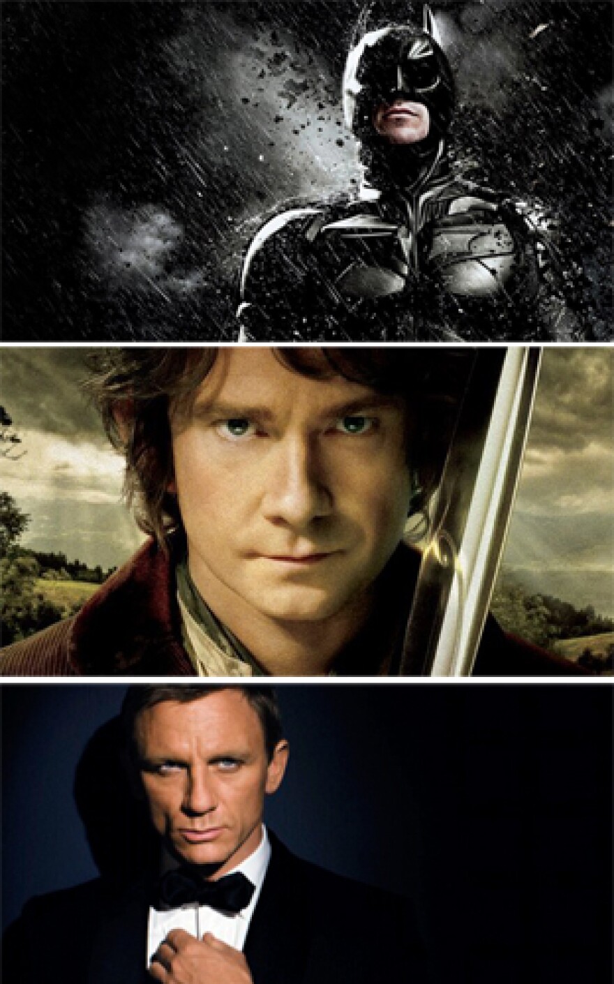 Batman, Bilbo, Bond