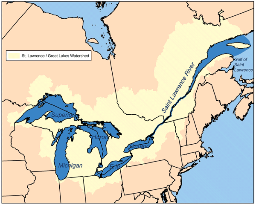 lake ontario map