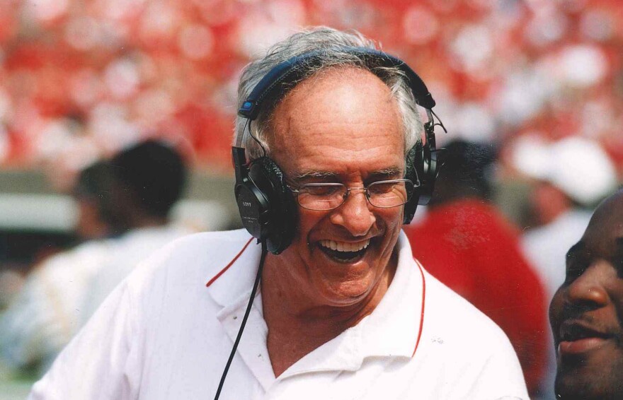 Loran Smith on the sidelines.