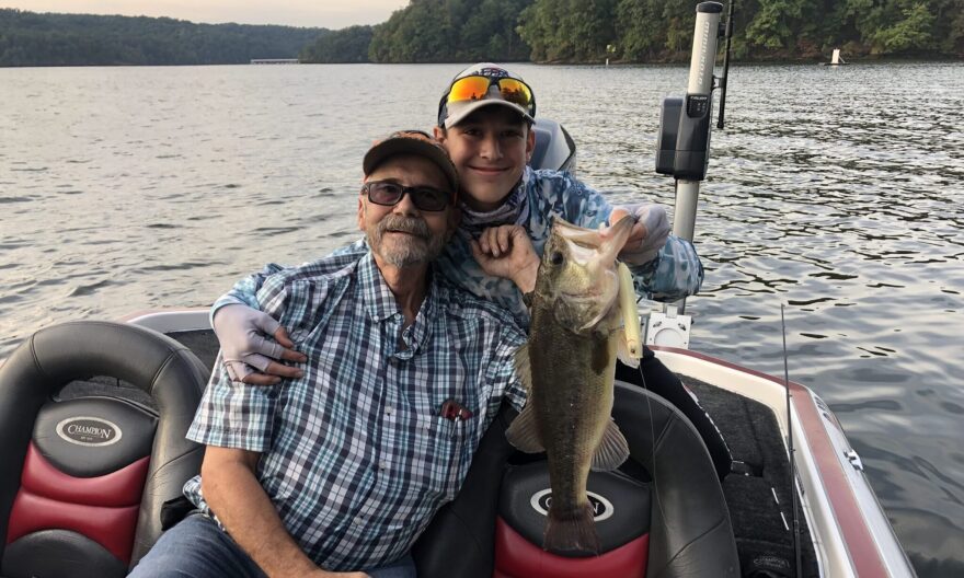 Picture of Missouri teen and dad with fish