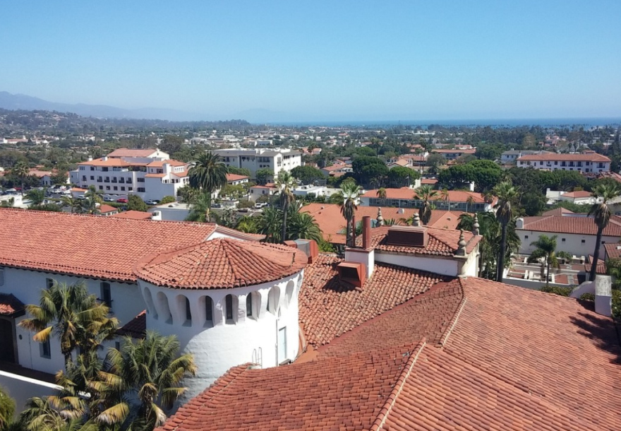 A view of the City of Santa Barbara.