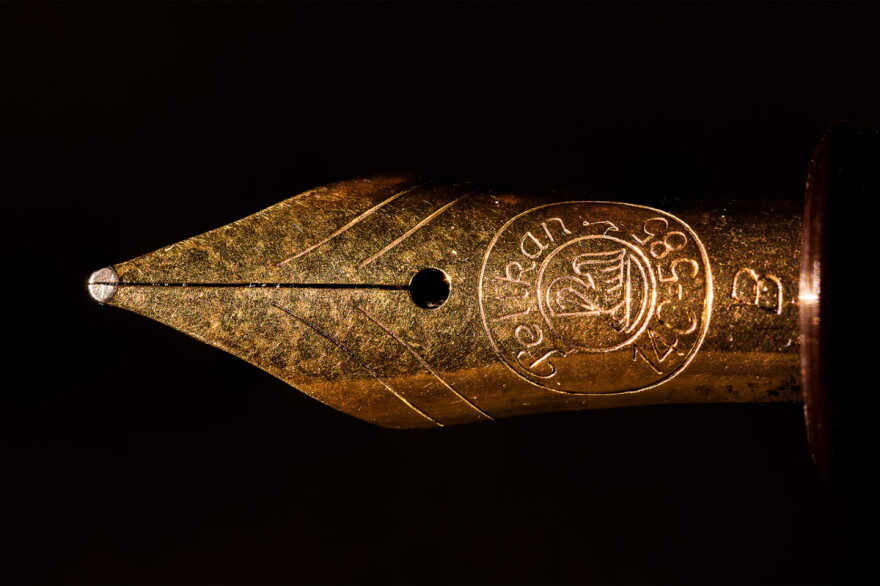 The fountain pen has four components in order to function.