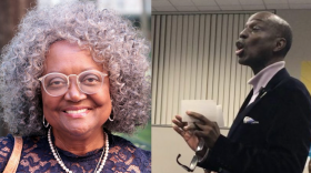 Yvonne Hayes Hinson, left, and Rodney Long, right, are well known names in Gainesville's political scene. (WUFT News file photos)