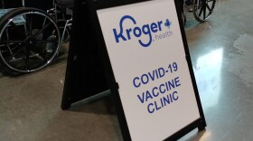 The Cintas Center opened as a mass COVID-19 vaccination site Thursday morning.