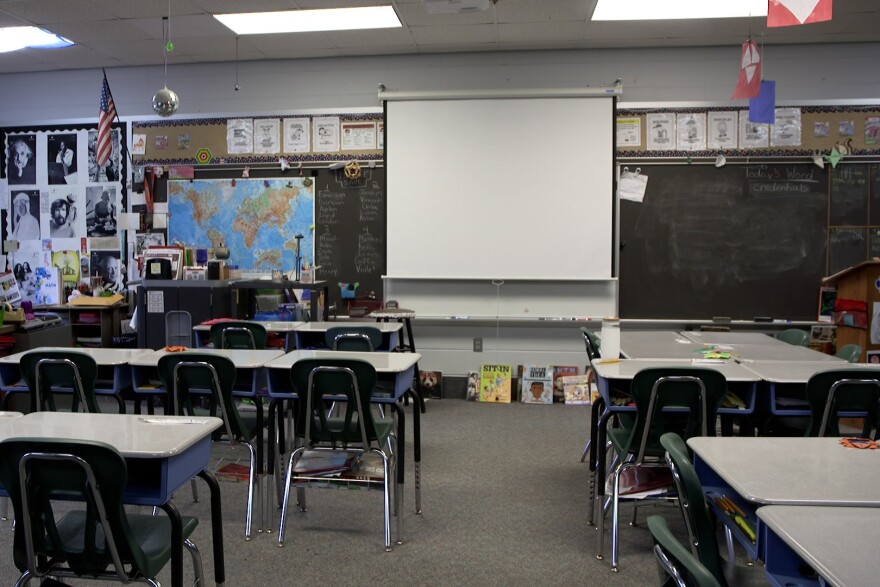 Child's Elementary teacher Erika Peek tries to incorporate a lesson on media literacy almost every day in her English Language Arts class.