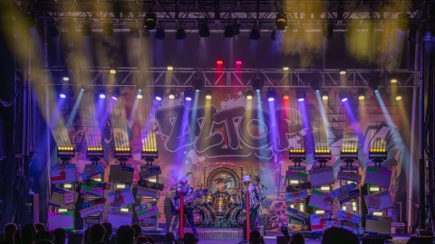 ZZ Top performs at the Freeman Arts Pavilion in 2025.