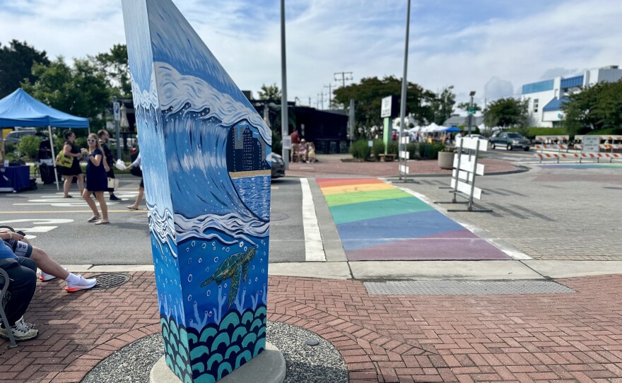 Virginia Beach's ViBe District will add more painted neighborhood identifiers in its first Street Art Festival starting May 30.