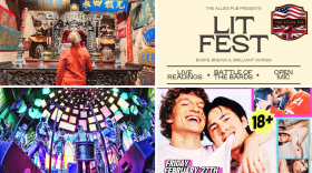 From left to right: Butte County Museum Weekend, Lit Fest, March Fourth & Heated Rivalry. 