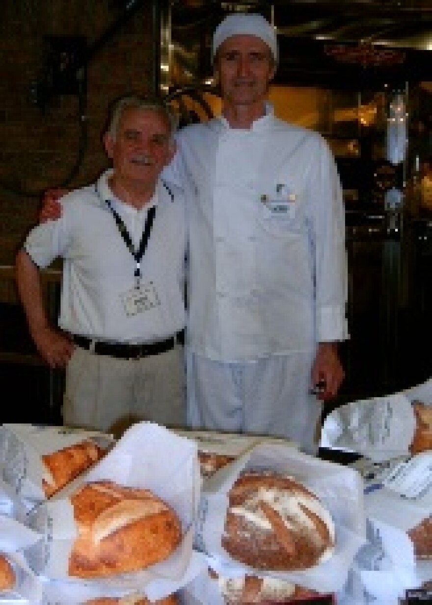 Boris Varatzkhelia and Fattah Kriner at the Hen House in Fairway.