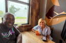 Daryl Parks and Loranne Ausley pose together in a photo.