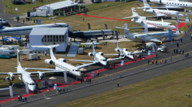 The Airshow is held every two years in Farnborough, England, alternating with Paris