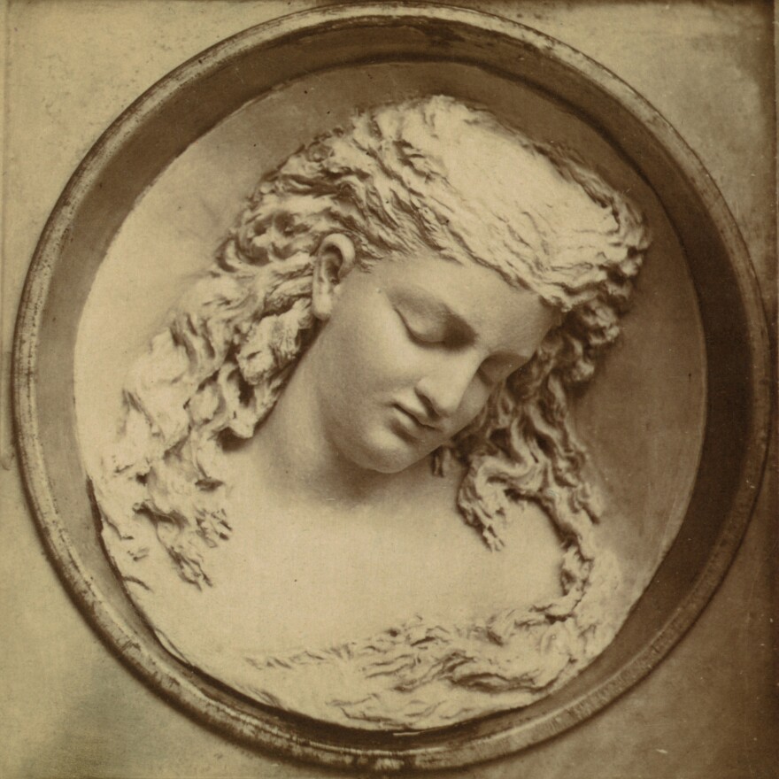 <em>Dreaming Iolanthe, </em>a butter sculpture created by Caroline Brooks for the Philadelphia Centennial Exposition in 1876