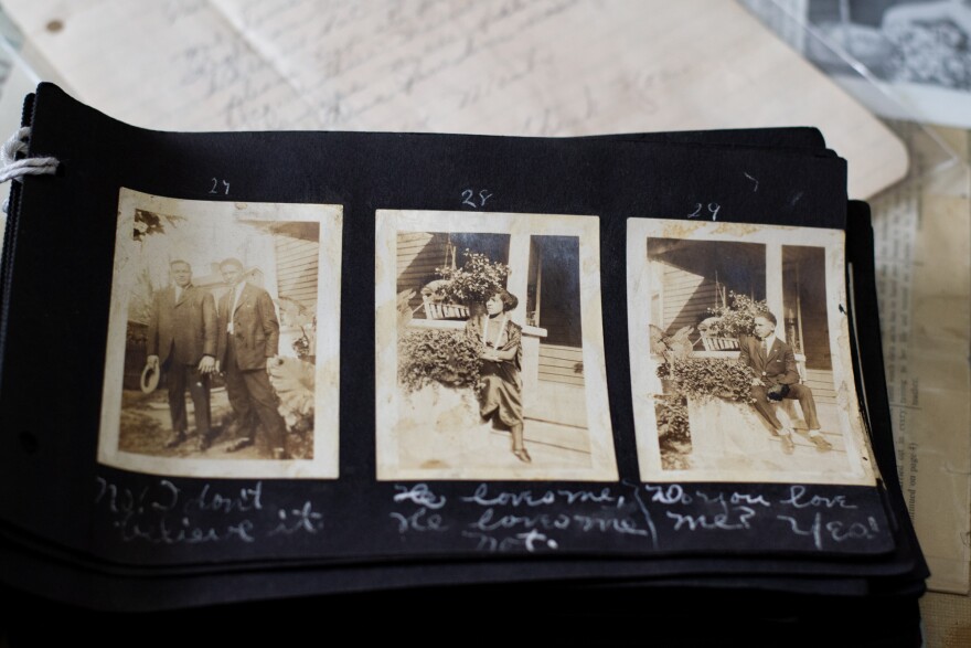 A scrapbook of Brownie camera photos taken in the 1920's by Mary Francis Rouser Yokley, the daughter of the boarding house's proprietor.