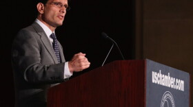 House Majority Leader Rep.  Eric  Cantor speaks at a U.S. Chamber of Commerce event on July 12.