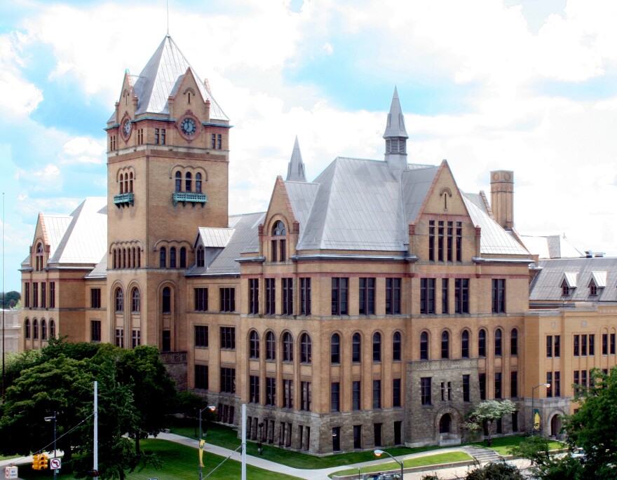 The Old Main building at Wayne State University