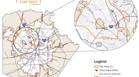 A map of the Silk Road Community Land Trust